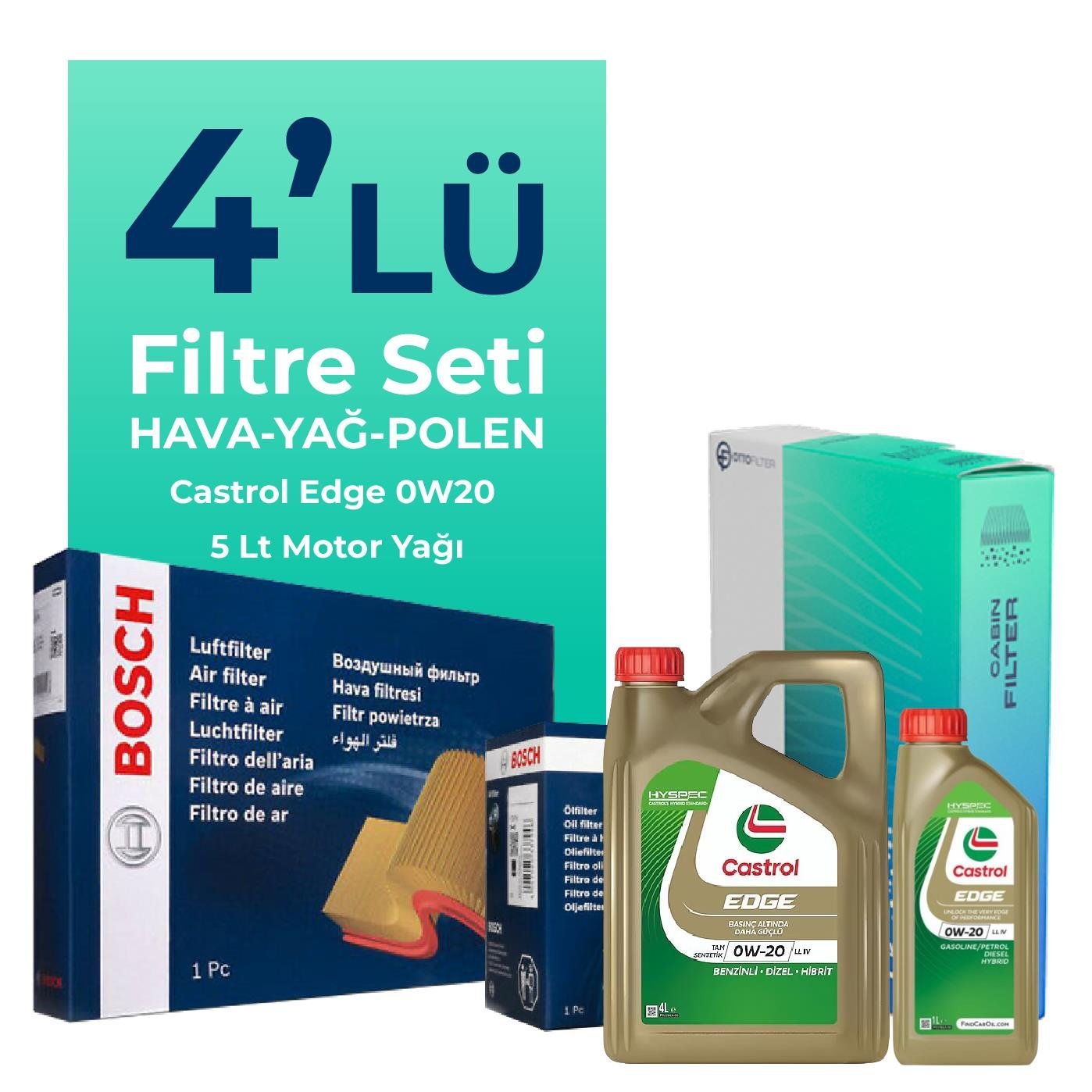 bosch-bmw-x1-1-5-benzinli-filtre-bakim-seti-castrol-motor-yagli-2015-2017-4-lu-109694