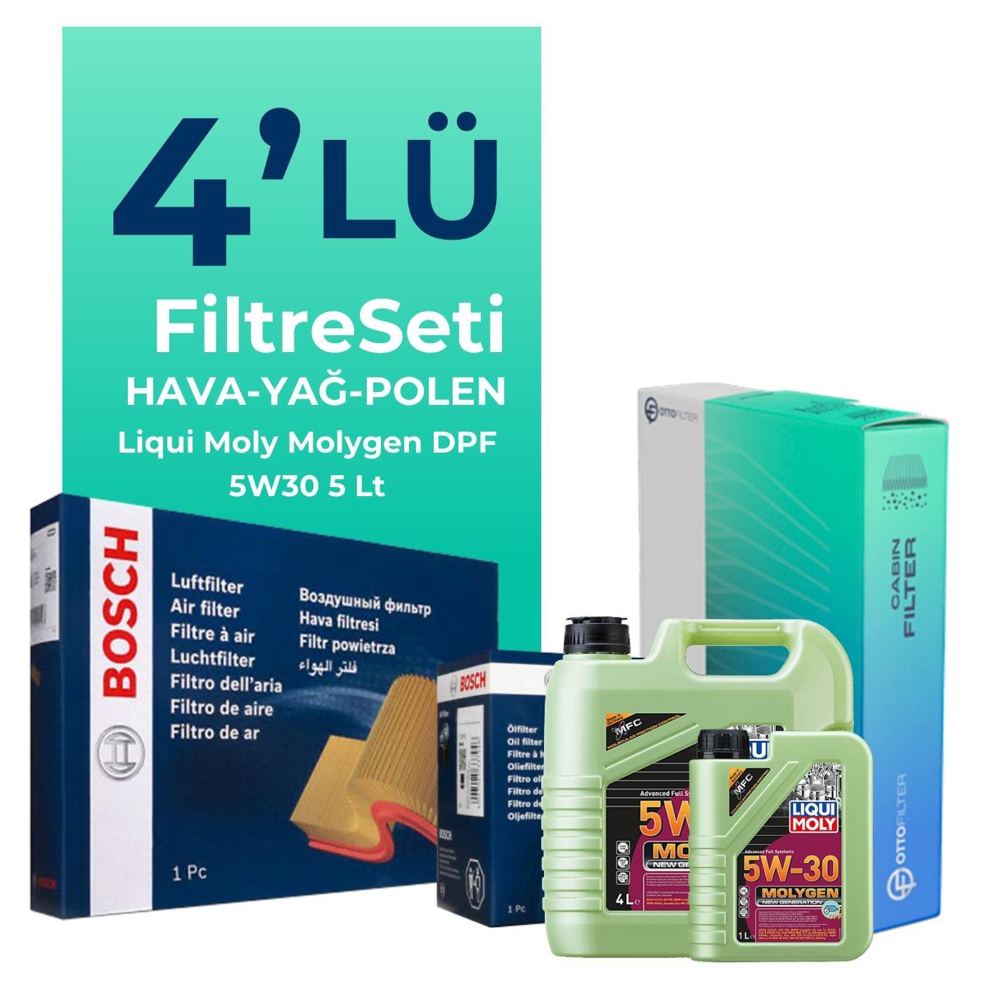 bosch-kia-venga-1-4-dizel-filtre-bakim-seti-liqui-moly-motor-yagli-2010-2014-4-lu-124390