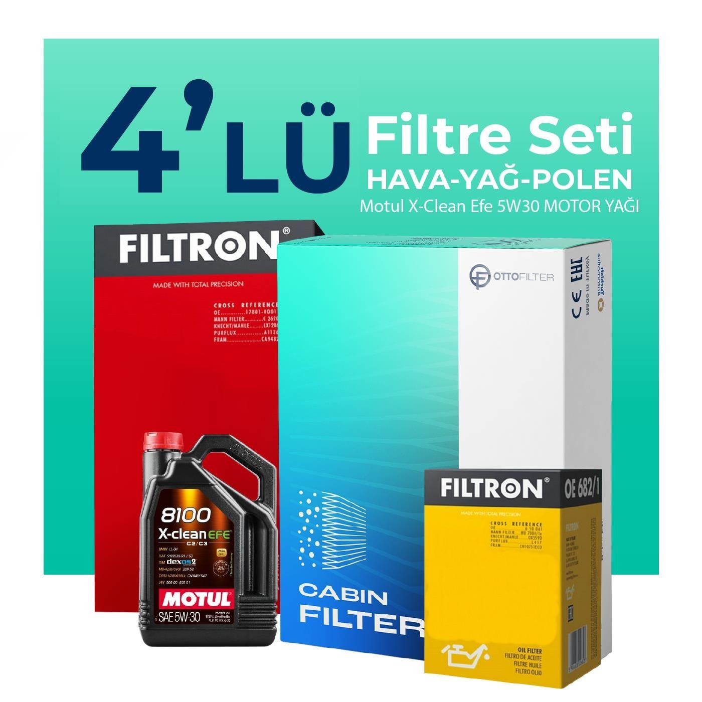 filtron-audi-a6-2-0-dizel-quatro-190-hp-filtre-bakim-seti-motul-motor-yagli-2015-2018-4-lu-75425