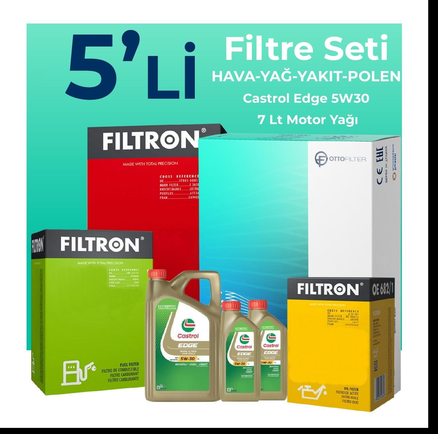filtron-bmw-x6-40-dizel-filtre-bakim-seti-castrol-motor-yagli-2014-2019-5-li-107451