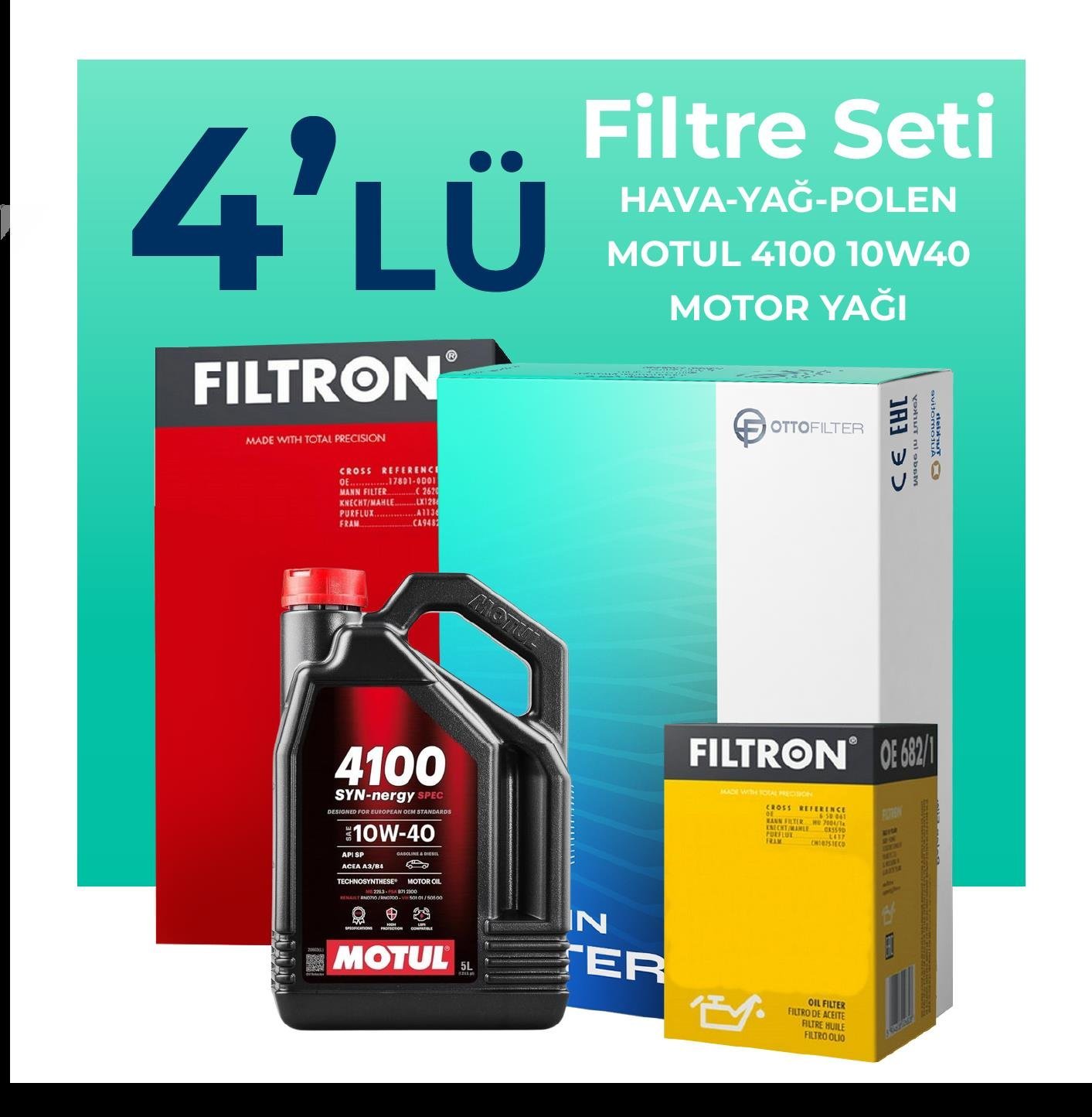 filtron-fiat-panda-1-2-benzinli-filtre-bakim-seti-motul-motor-yagli-2010-2012-4-lu-62451