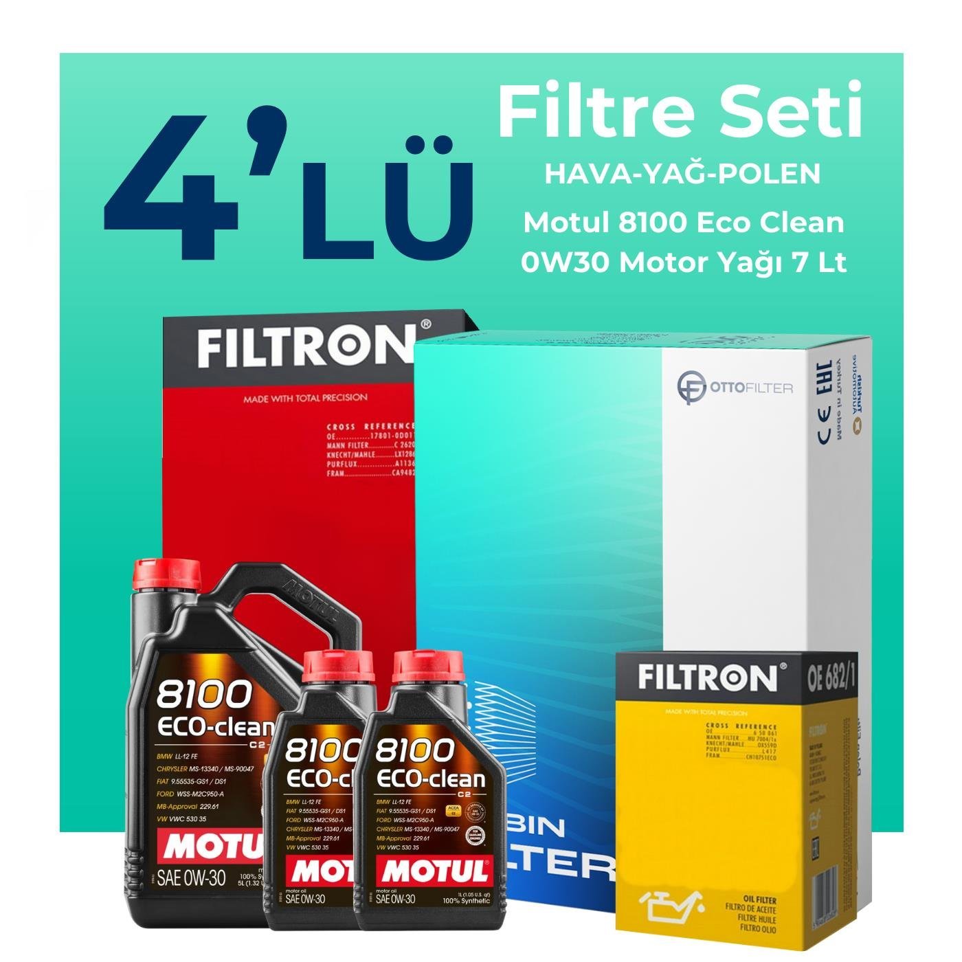 filtron-ford-ranger-2-0-ecoblue-filtre-bakim-seti-motul-motor-yagli-2019-2022-4-lu-120005