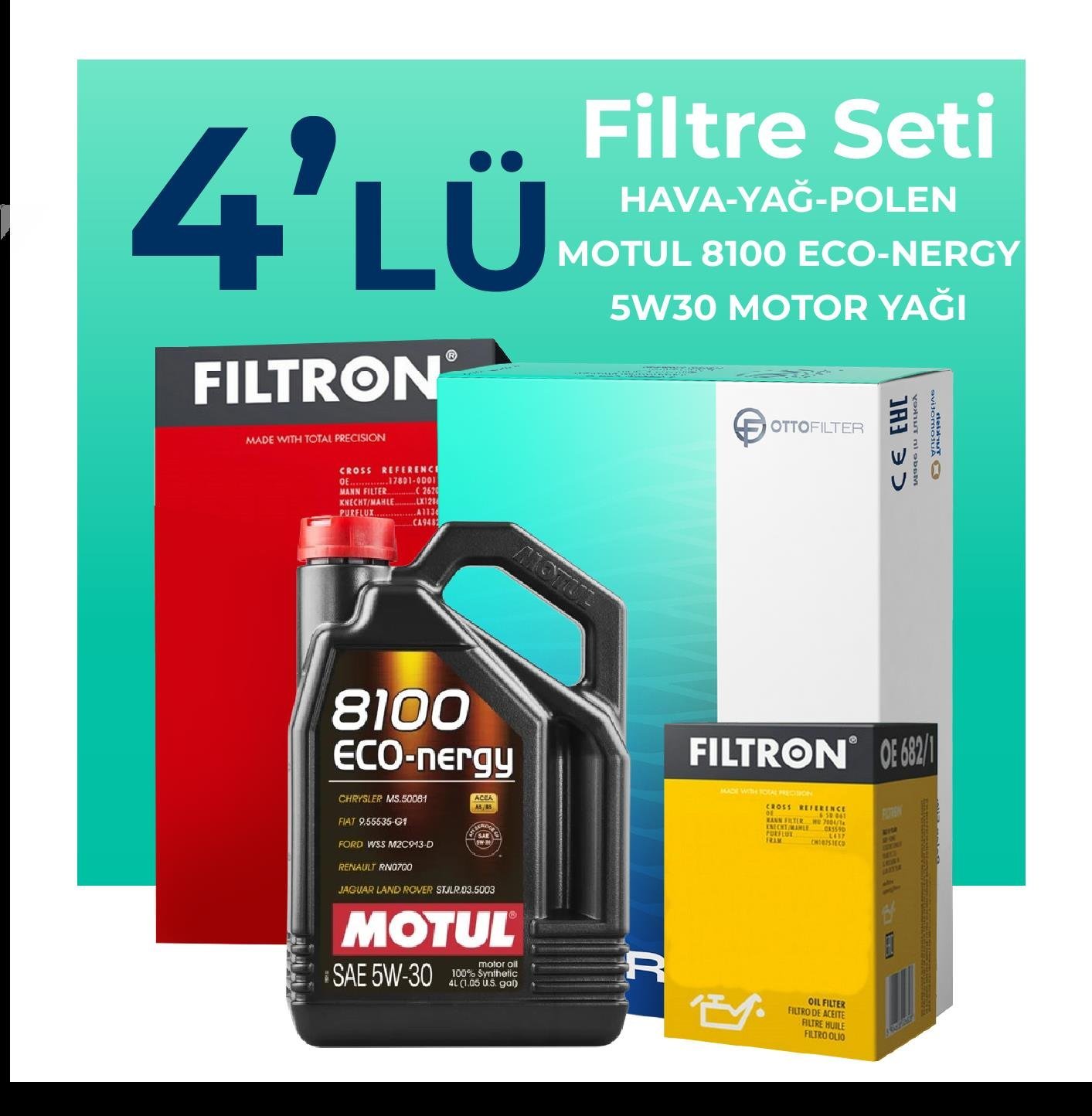 filtron-kia-rio-1-4-benzin-filtre-bakim-seti-motul-motor-yagli-2011-2017-4-lu-67702