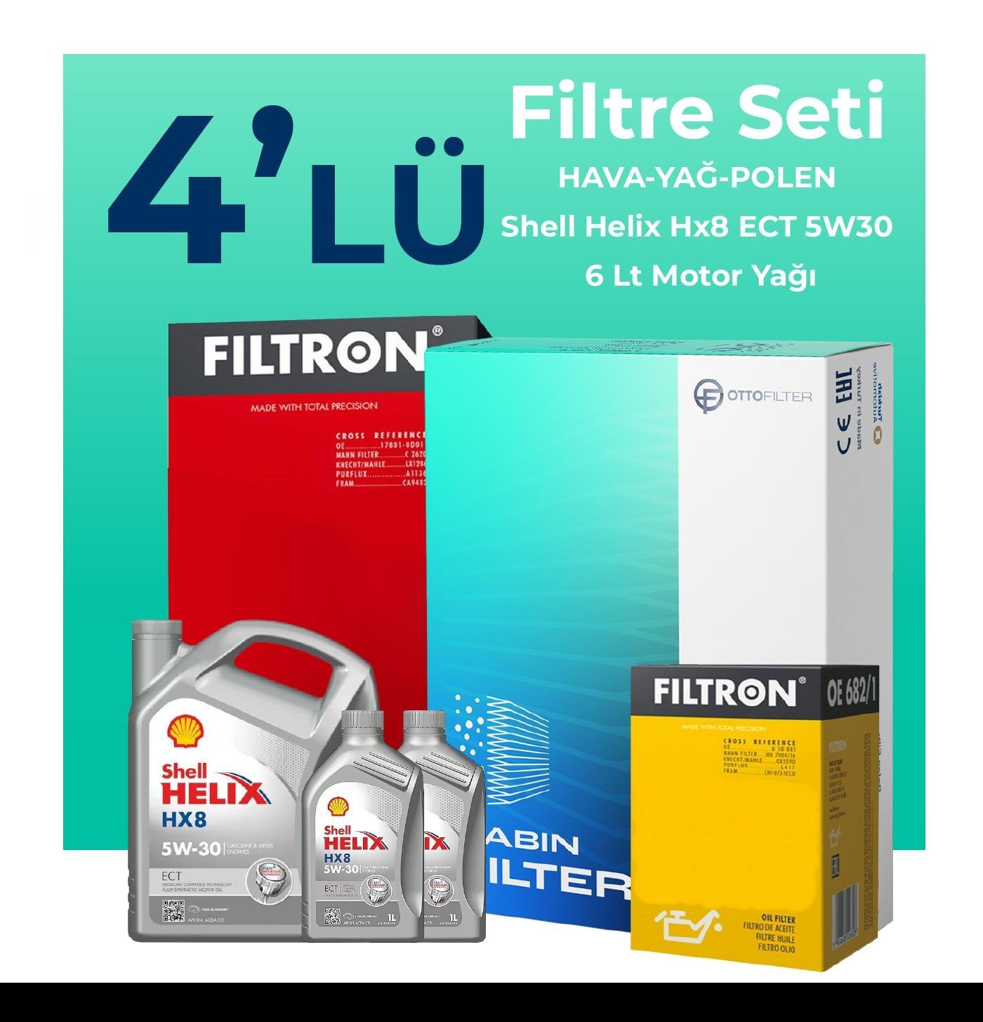 filtron-land-rover-freelander-2-2-filtre-bakim-seti-shell-motor-yagli-2006-2014-4-lu-105324