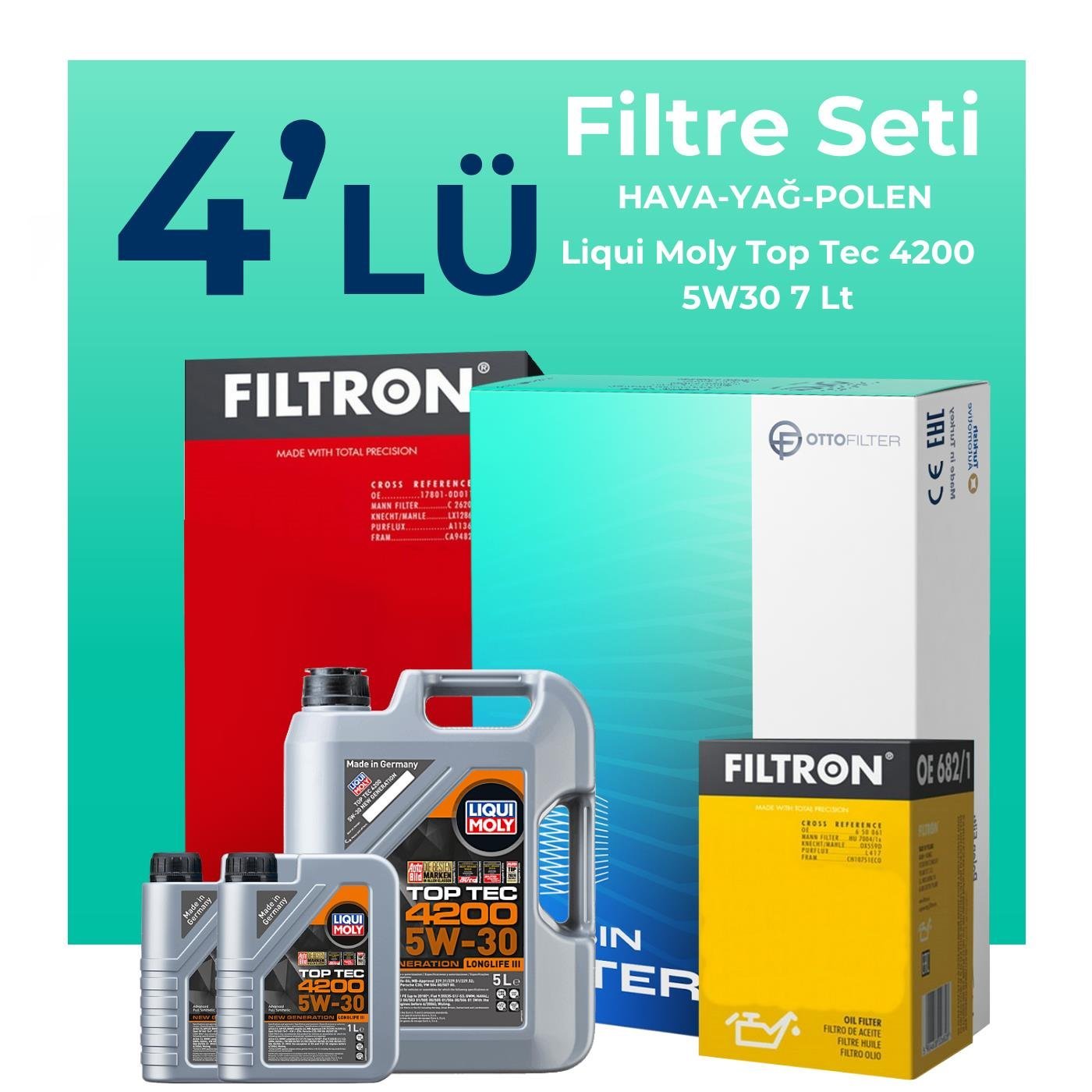 filtron-mercedes-c220-dizel-filtre-bakim-seti-liqui-moly-motor-yagli-2008-2014-4-lu-128062