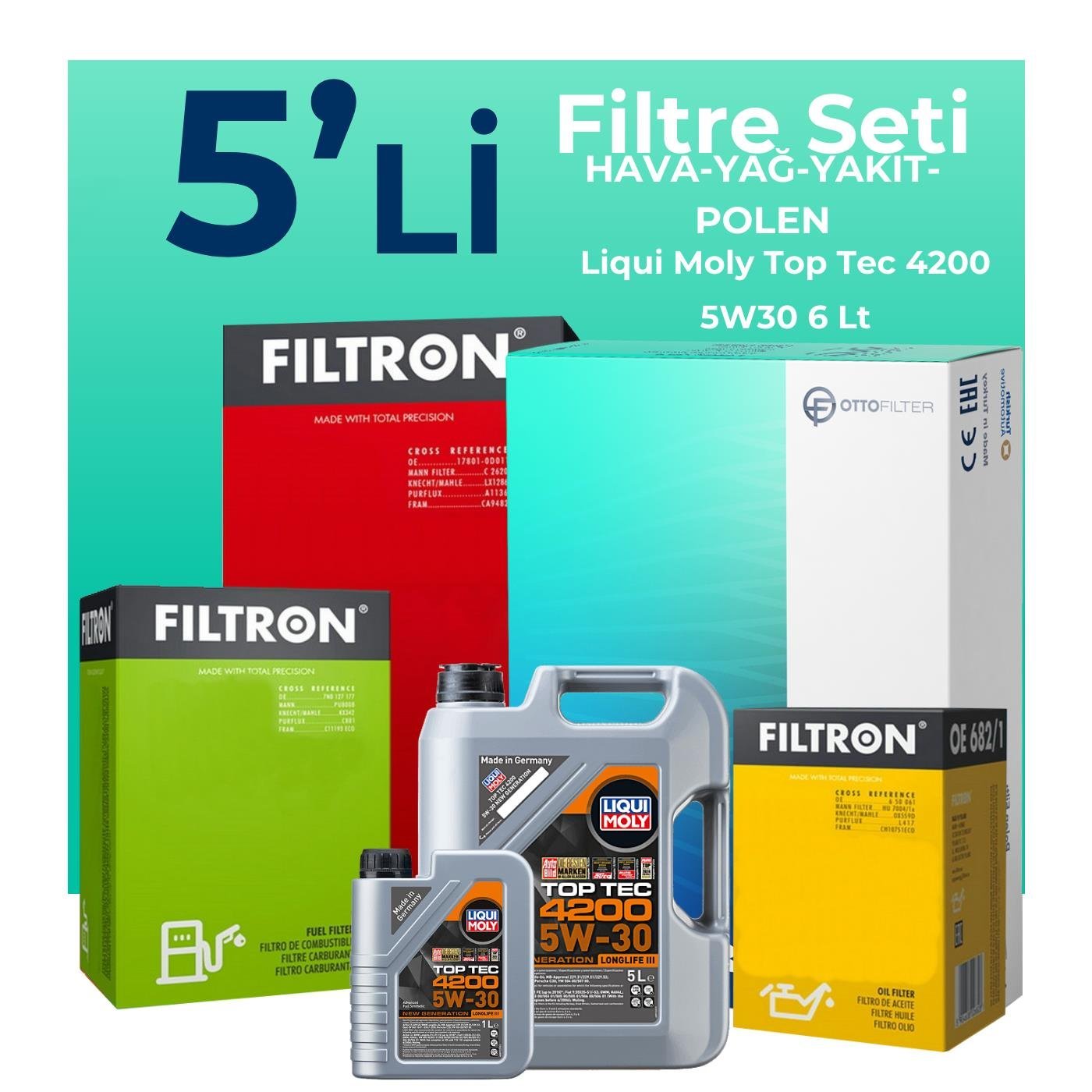 filtron-mercedes-cla180-dizel-filtre-bakim-seti-liqui-moly-motor-yagli-2019-2022-5-li-127846