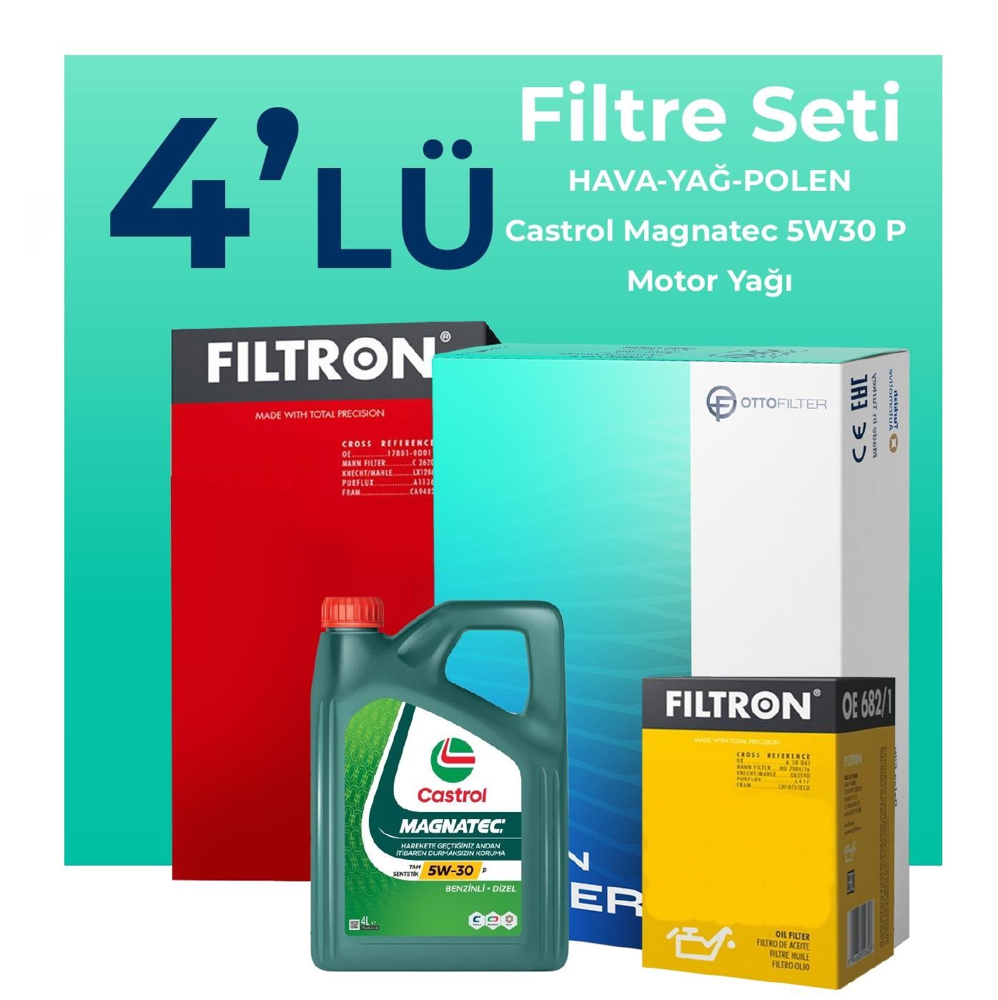filtron-opel-corsa-1-5-dizel-filtre-bakim-seti-castrol-motor-yagli-2019-2022-4-lu-109858