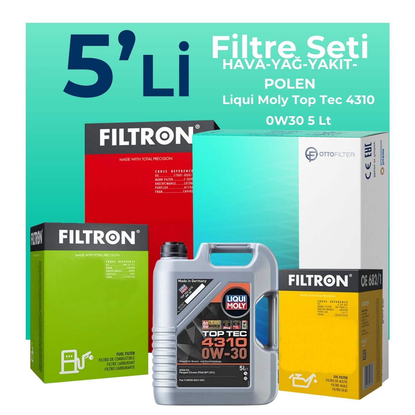filtron-peugeot-208-1-6-bluehdi-dizel-filtre-bakim-seti-liqui-moly-motor-yagli-2016-2019-5-li-122365