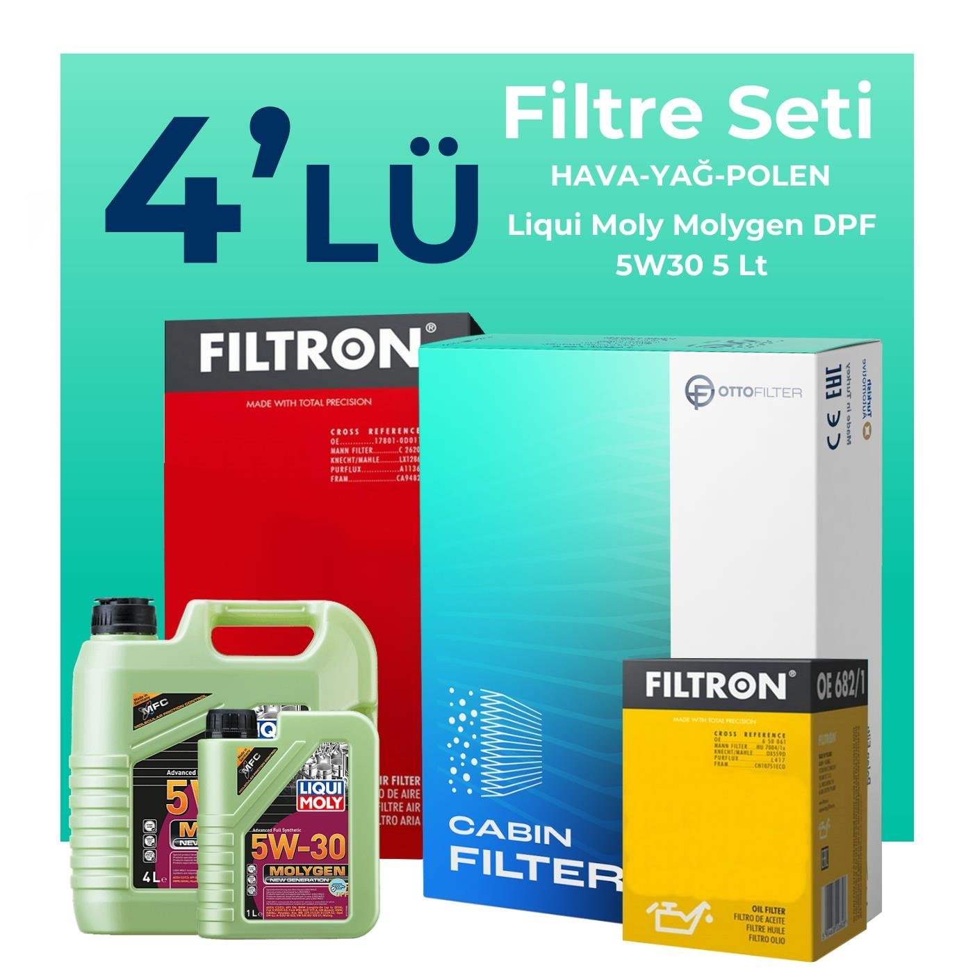 filtron-seat-exeo-1-6-benzin-filtre-bakim-seti-liqui-moly-motor-yagli-2009-2011-4-lu-124442