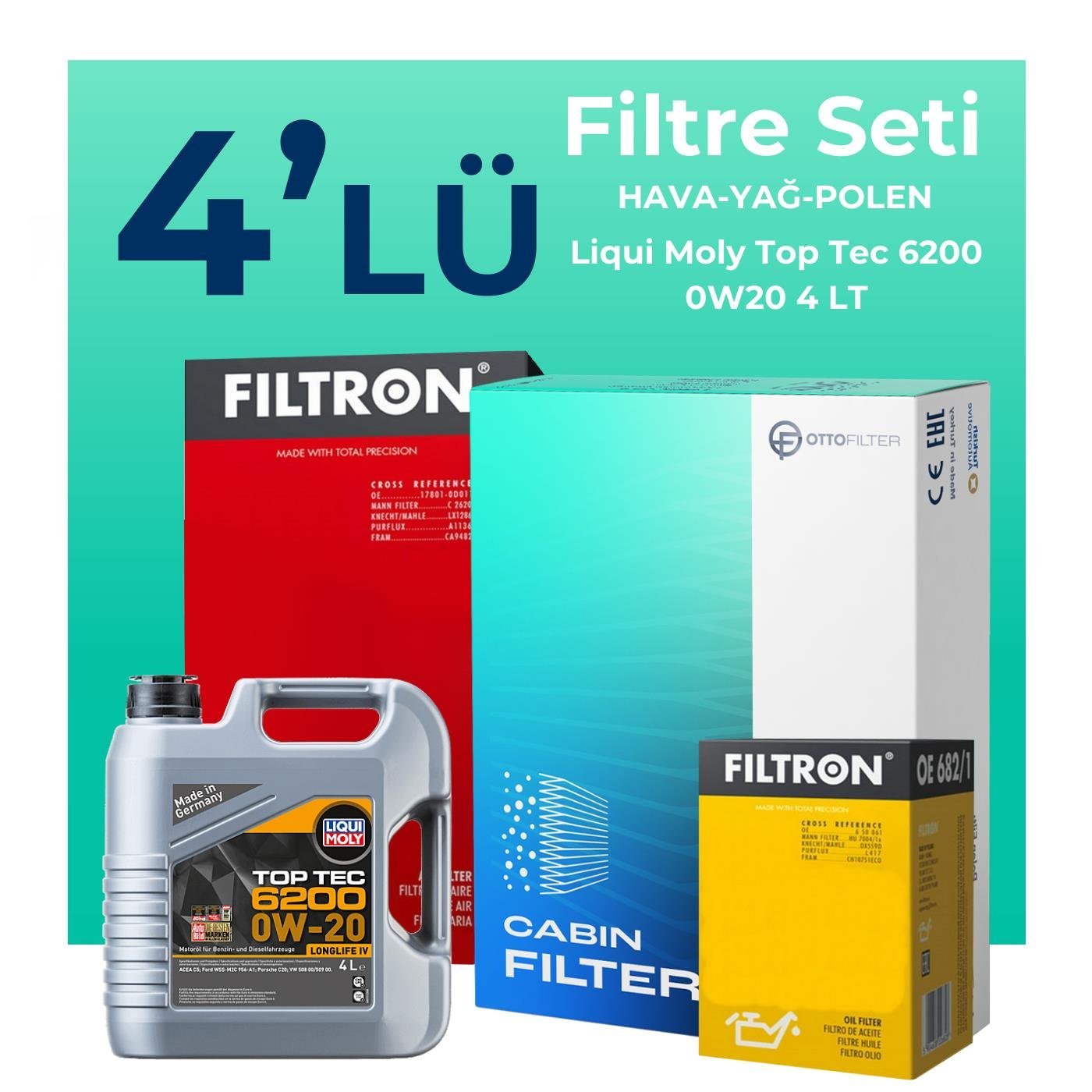 filtron-skoda-kamiq-1-0-tsi-110-hp-filtre-bakim-seti-liqui-moly-motor-yagli-2020-2024-4-lu-121711