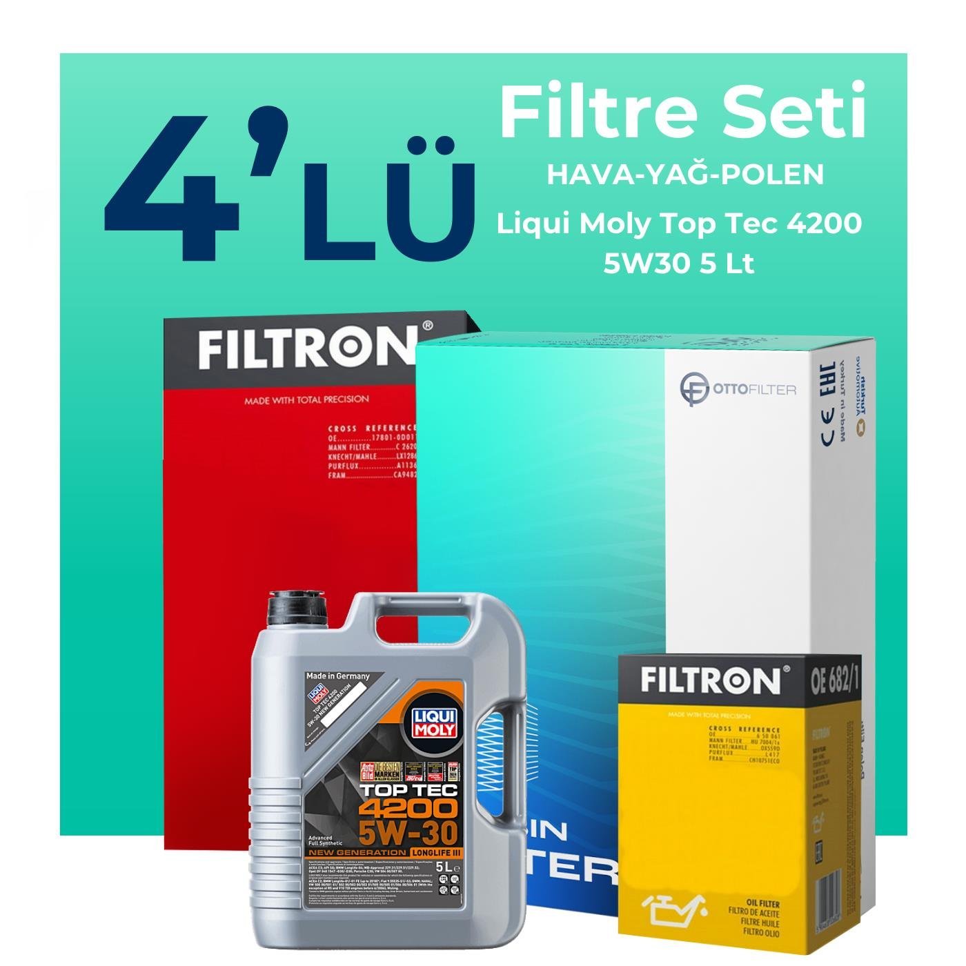 filtron-volkswagen-arteon-2-0-dizel-filtre-bakim-seti-liqui-moly-motor-yagli-2017-2020-4-lu-127726