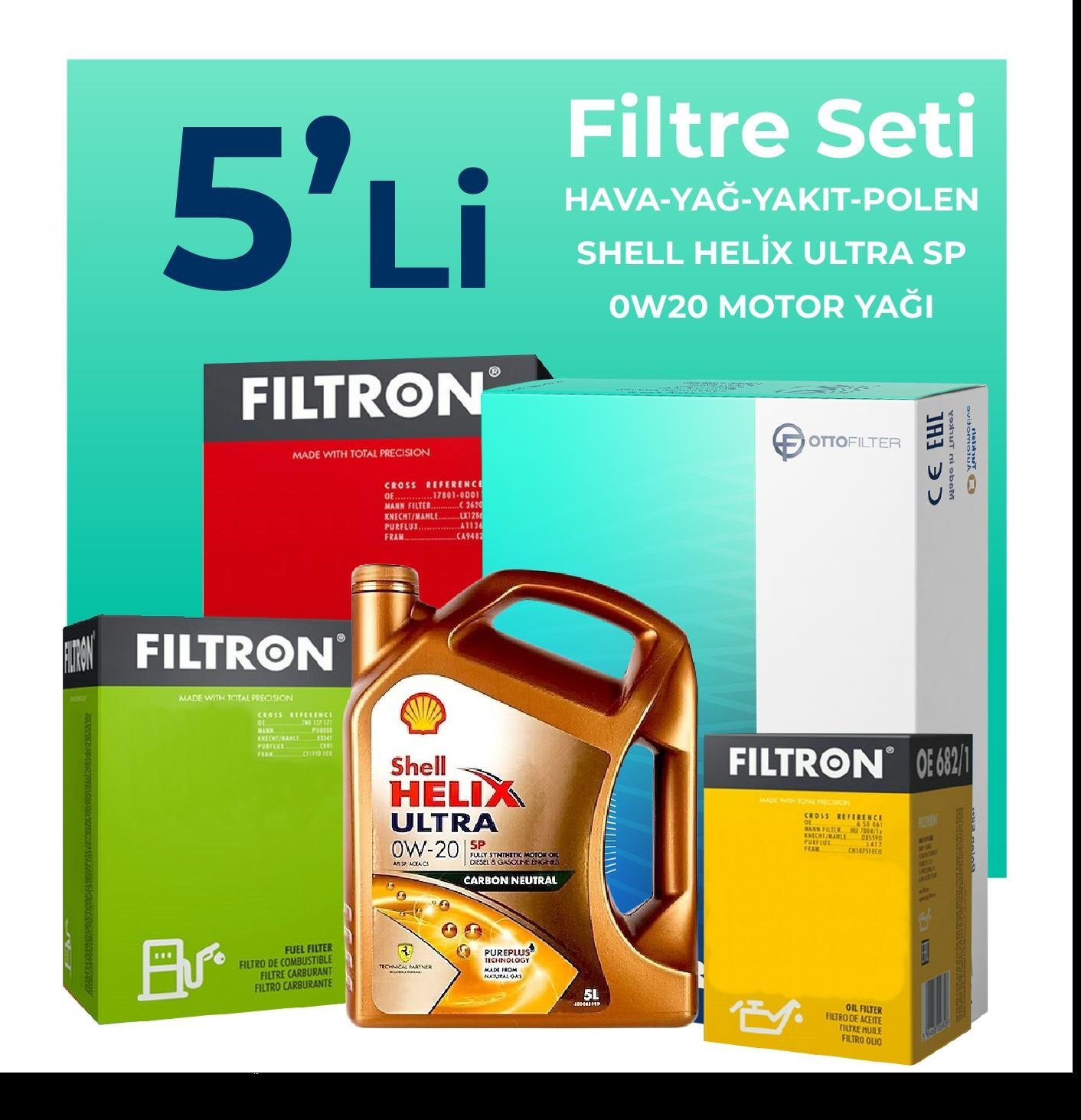 filtron-volkswagen-caddy-2-0-dizel-filtre-bakim-seti-shell-motor-yagli-2020-2025-5-li-118568