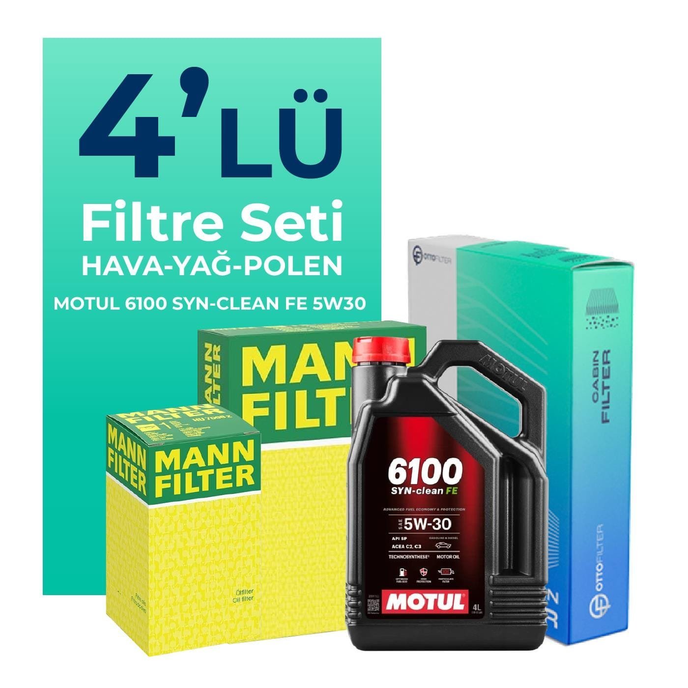 mann-alfa-mito-1-3-dizel-filtre-bakim-seti-motul-motor-yagli-2009-2018-4-lu-63980