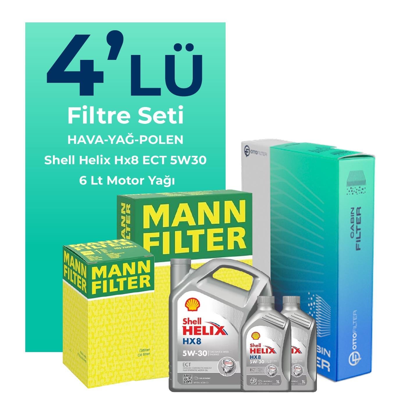 mann-citroen-jumper-2-2-dizel-filtre-bakim-seti-shell-motor-yagli-2014-2016-4-lu-105306
