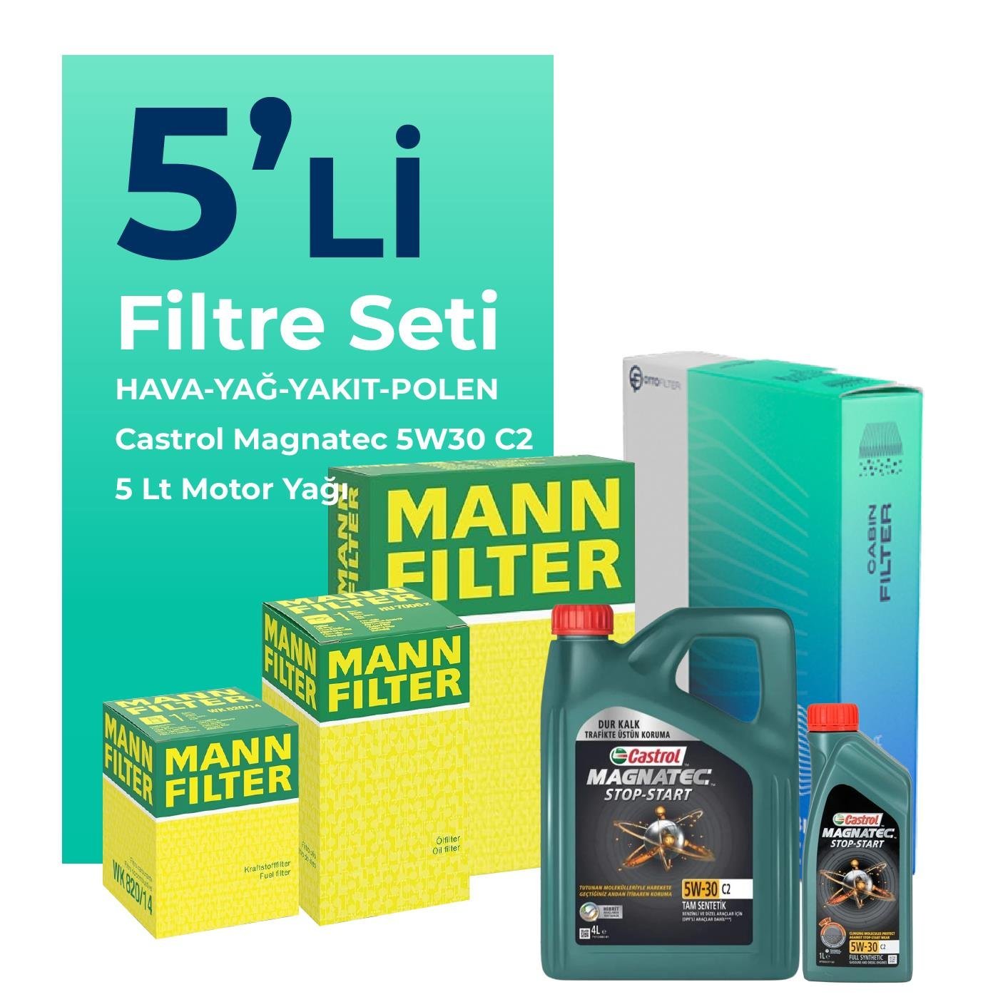 mann-kia-ceed-1-6-dizel-filtre-bakim-seti-castrol-motor-yagli-2008-2012-5-li-108014