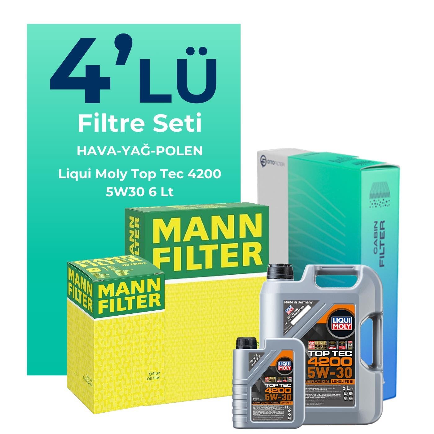 mann-mercedes-gla200-benzin-filtre-bakim-seti-liqui-moly-motor-yagli-2013-2019-4-lu-126636
