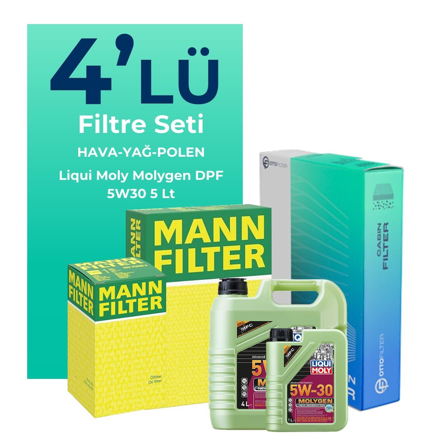 mann-peugeot-407-2-0-dizel-filtre-bakim-seti-liqui-moly-motor-yagli-2004-2011-4-lu-124522